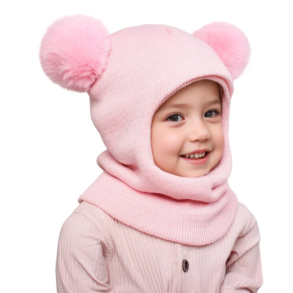 Children's Knit Balaclava Hat